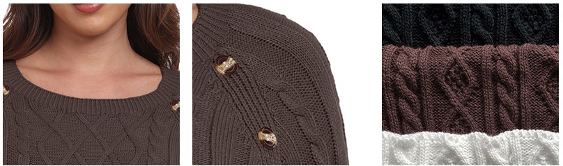 black pullover for women