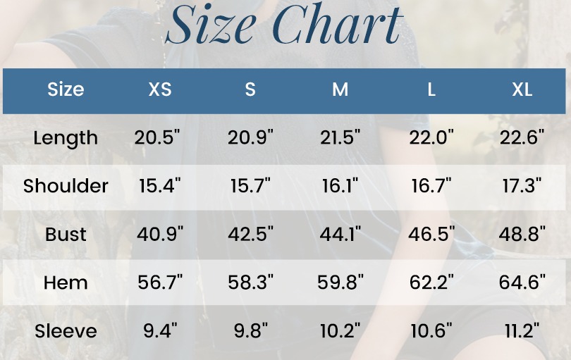 velvet top size chart4