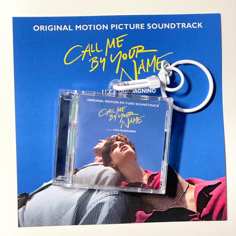  call me by your name Mini NFC Album Keychain CD Music Keychain Pendant Customized Mini Vinyl Handmade Album