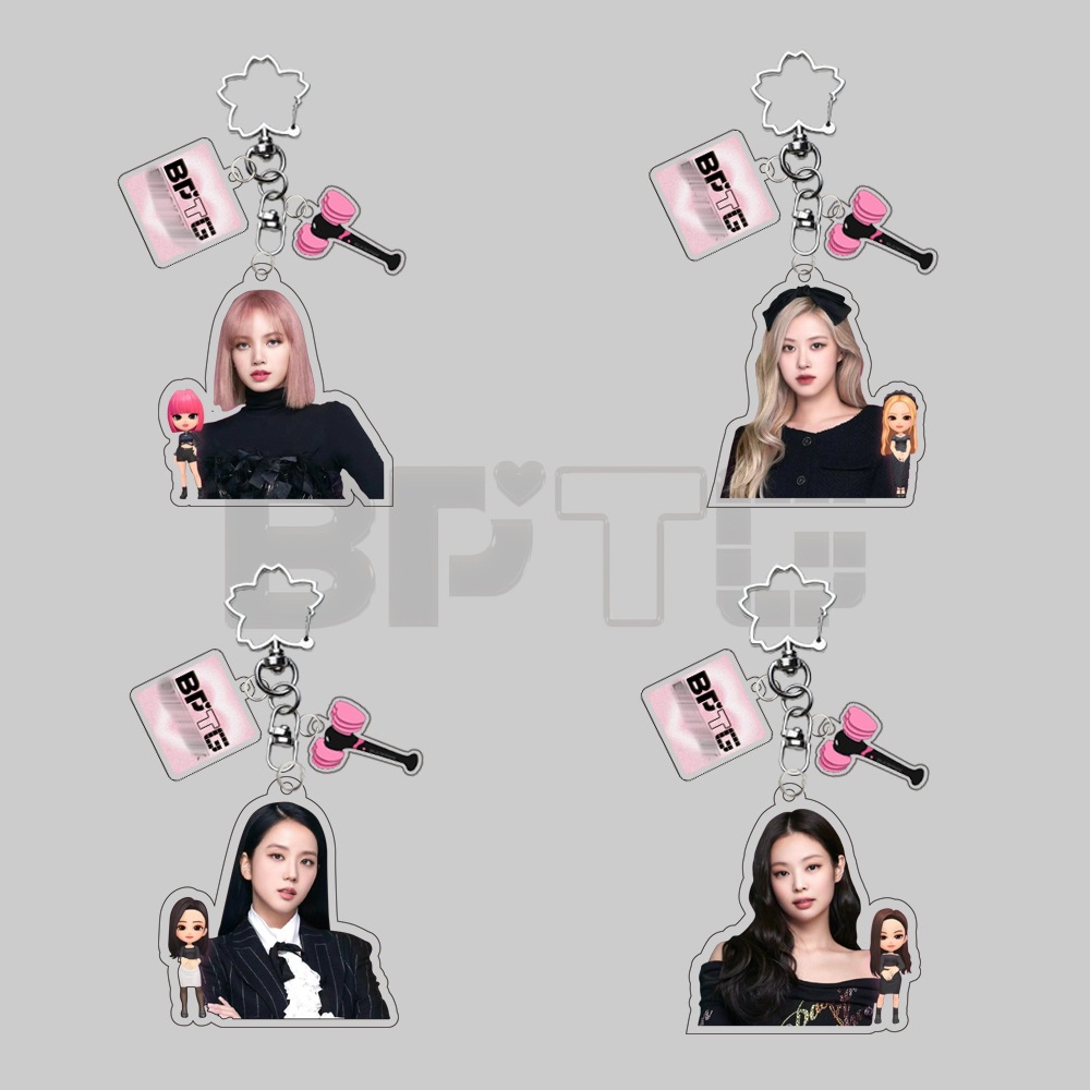 K-pop Band Black Pink Keychain Photoshoot Peripheral Kpop