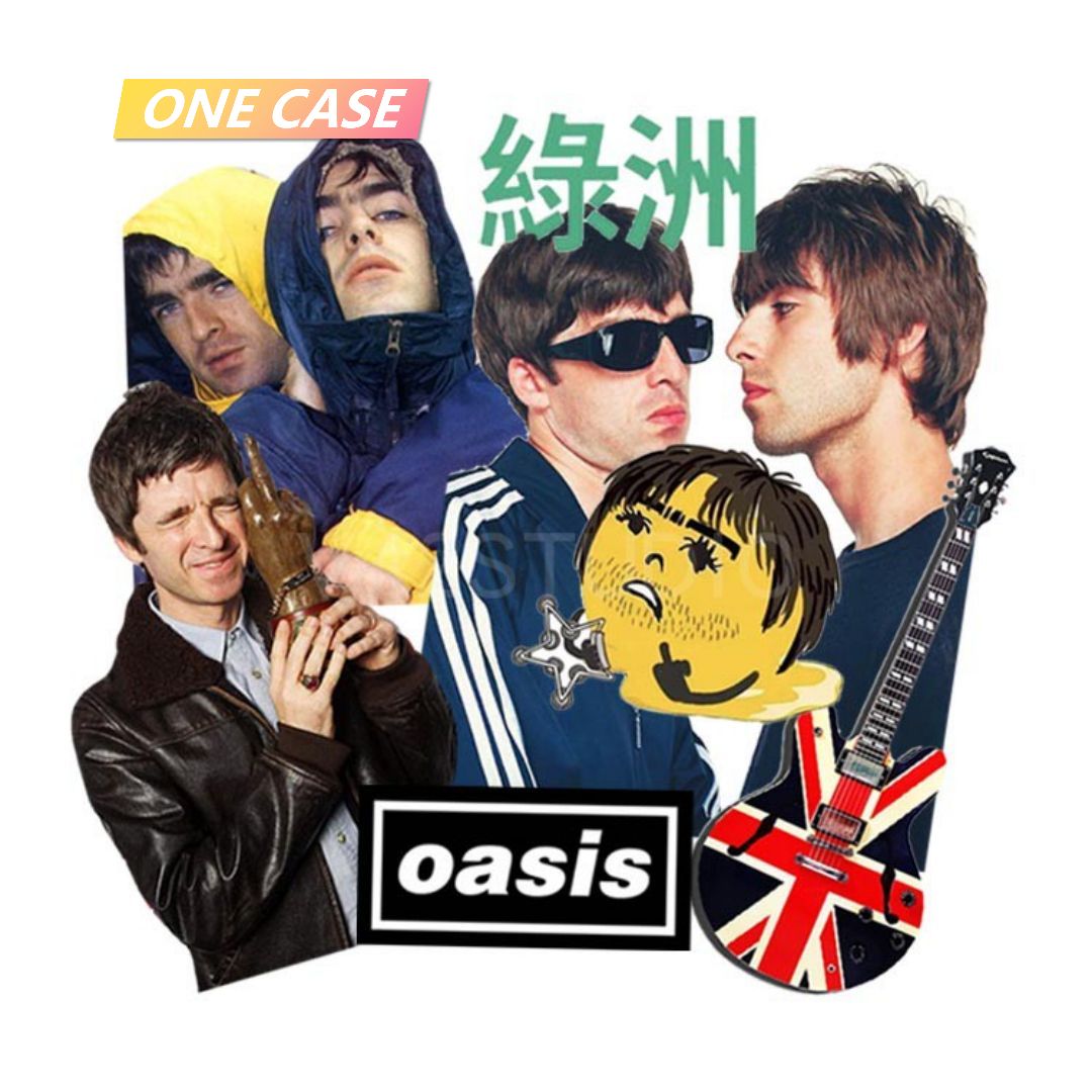 アート・デザイン・音楽 Oasis Brothers Oasis Oasis Sticker Abbey Road Deco Attached To Britpop Rock