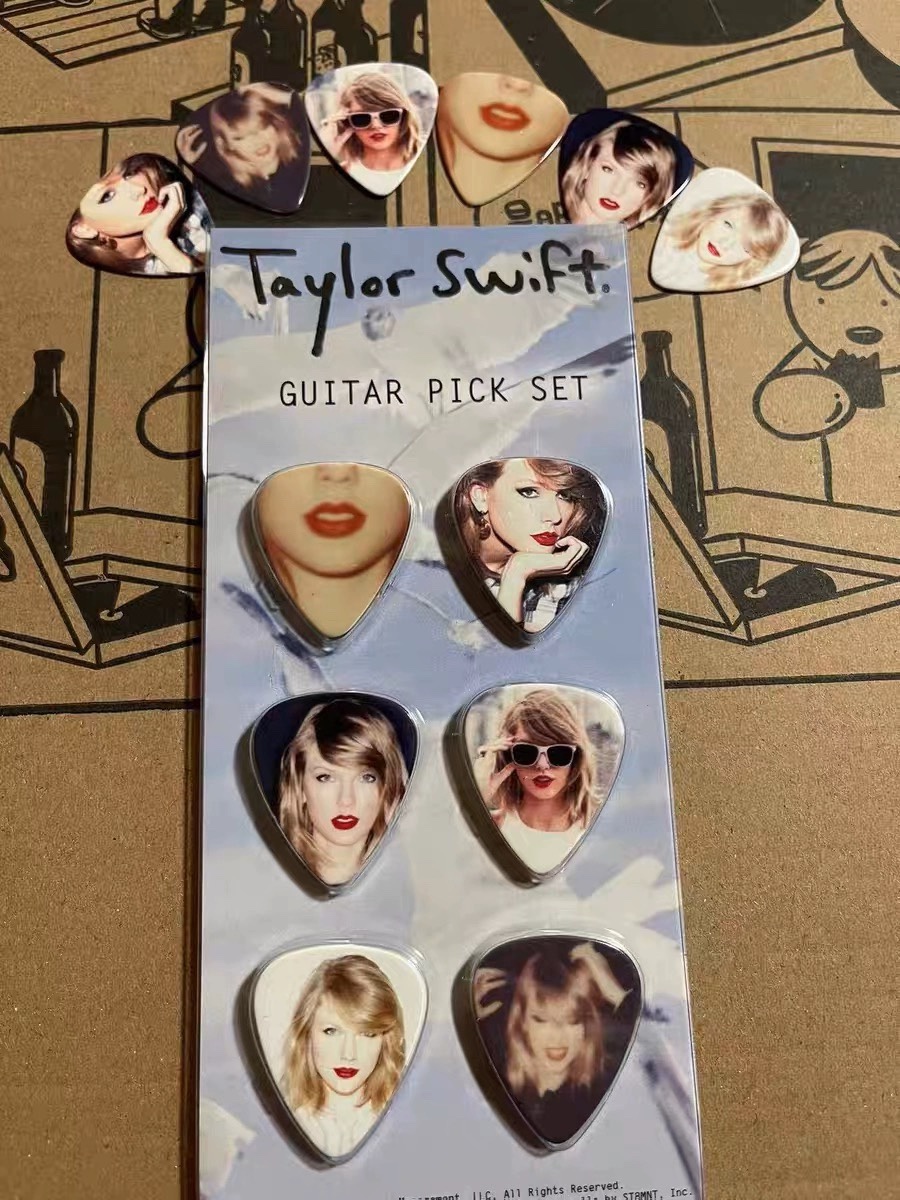 Tay*lor S wift 1989 Album 6-piece Guitar Pick Gift Peripherals