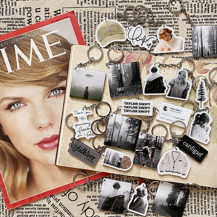 Tay*lor S wift  Album Keychain Photoshoot Peripheral Accessories