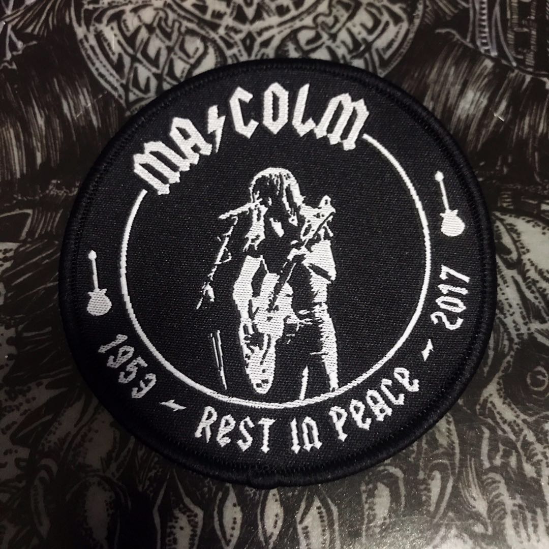 ACDC Peripherals Back Label Cloth Label Patch Metal Rock
