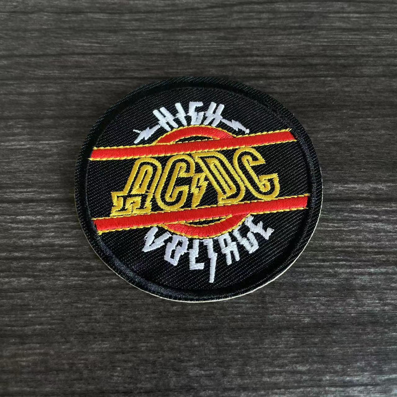 ACDC Peripherals Back Label Cloth Label Patch Metal Rock
