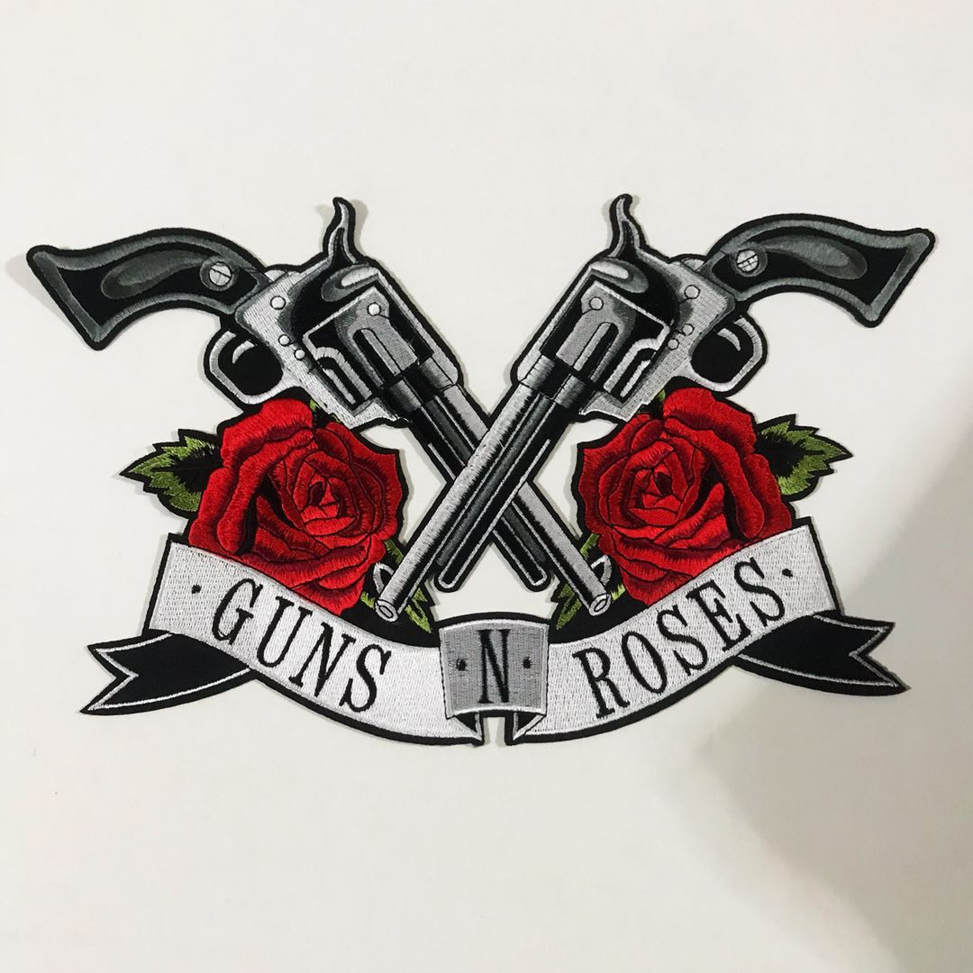 Guns N' Roses Peripherals Back Label Cloth Label Patch Rock