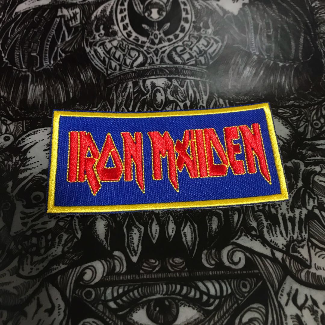 Iron Maiden Band Rock Peripherals Back Label Cloth Label Patch Metal Rock