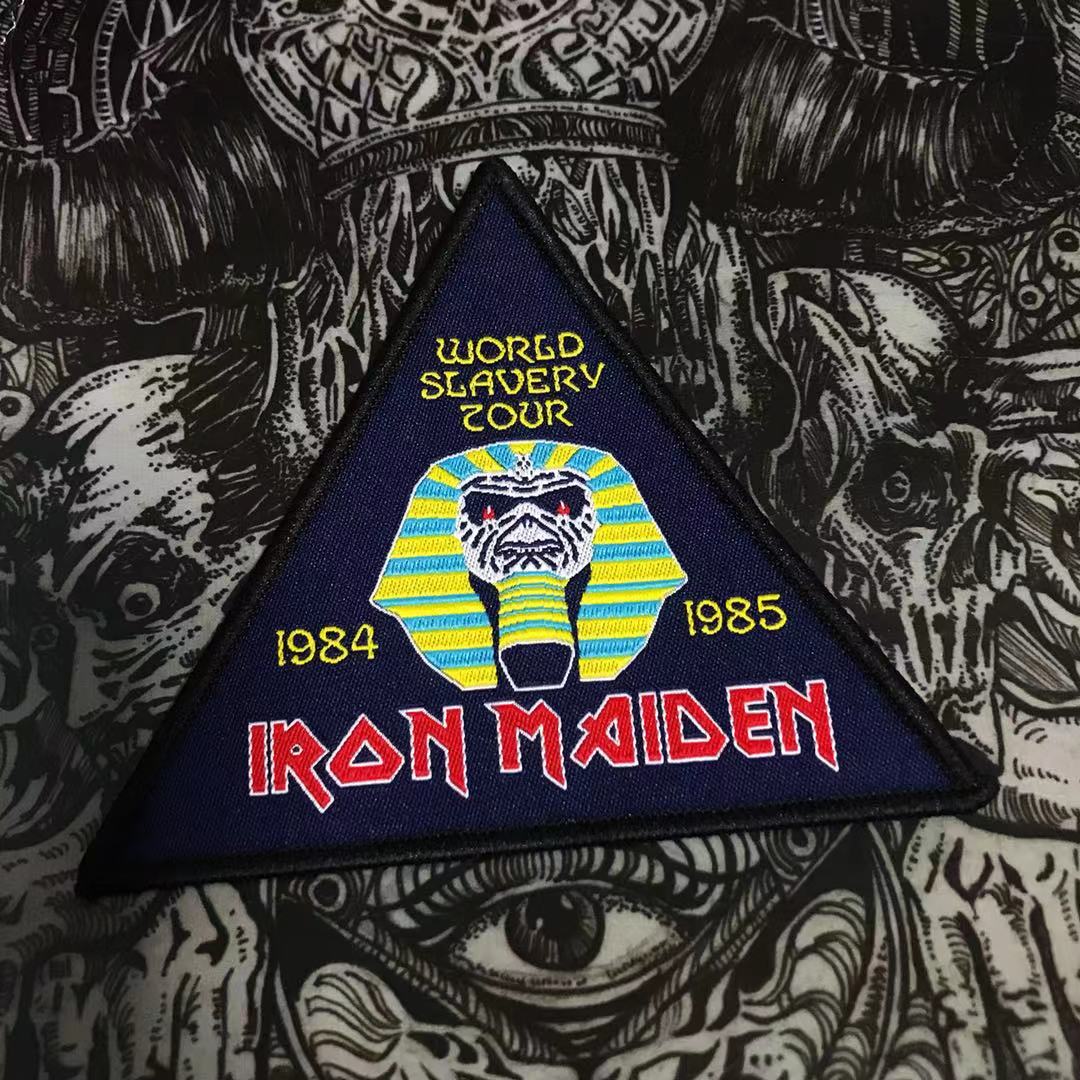 Iron Maiden Band Rock Peripherals Back Label Cloth Label Patch Metal Rock