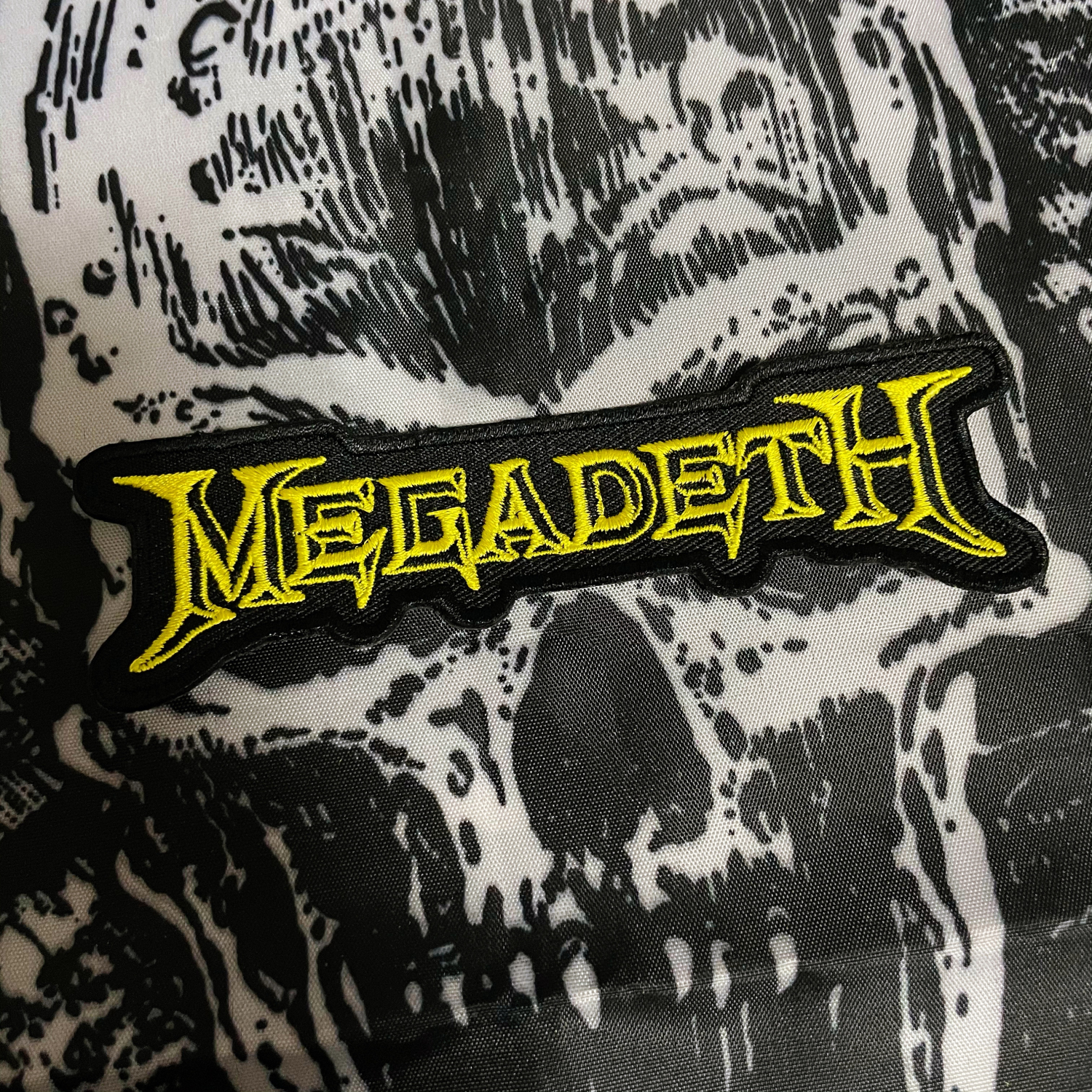 Megadeth Peripherals Back Label Cloth Label Patch Metal Rock