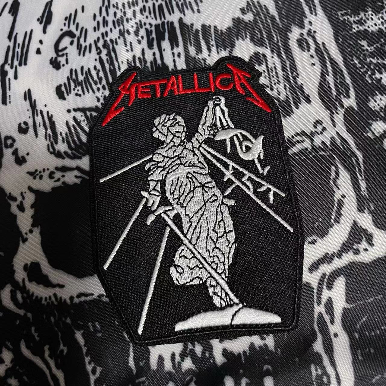 Metallica Peripherals Back Label Cloth Label Patch Metal Rock