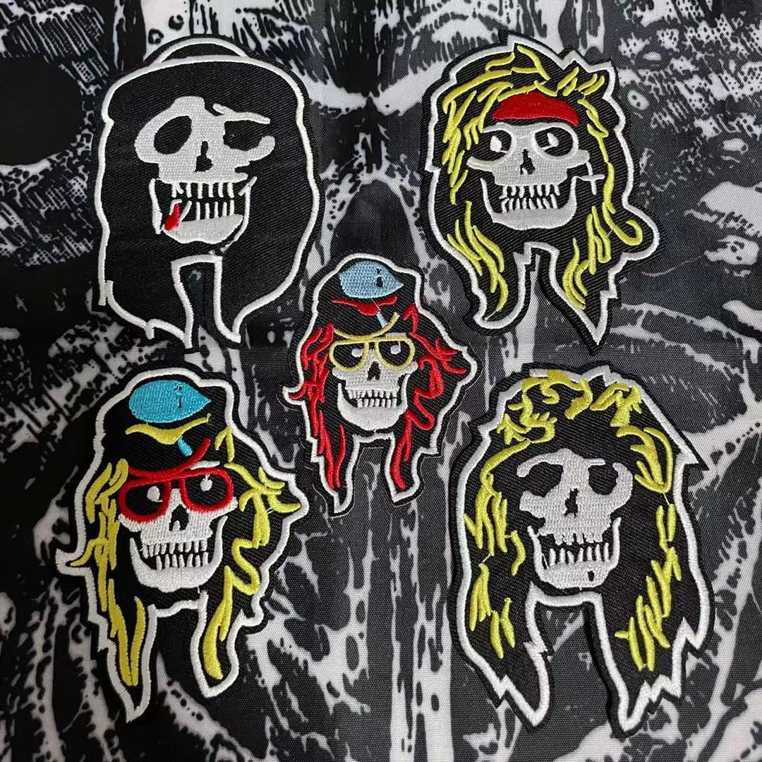 Guns N' Roses Rock Band Peripherals Back Label Cloth Label Patch Rock