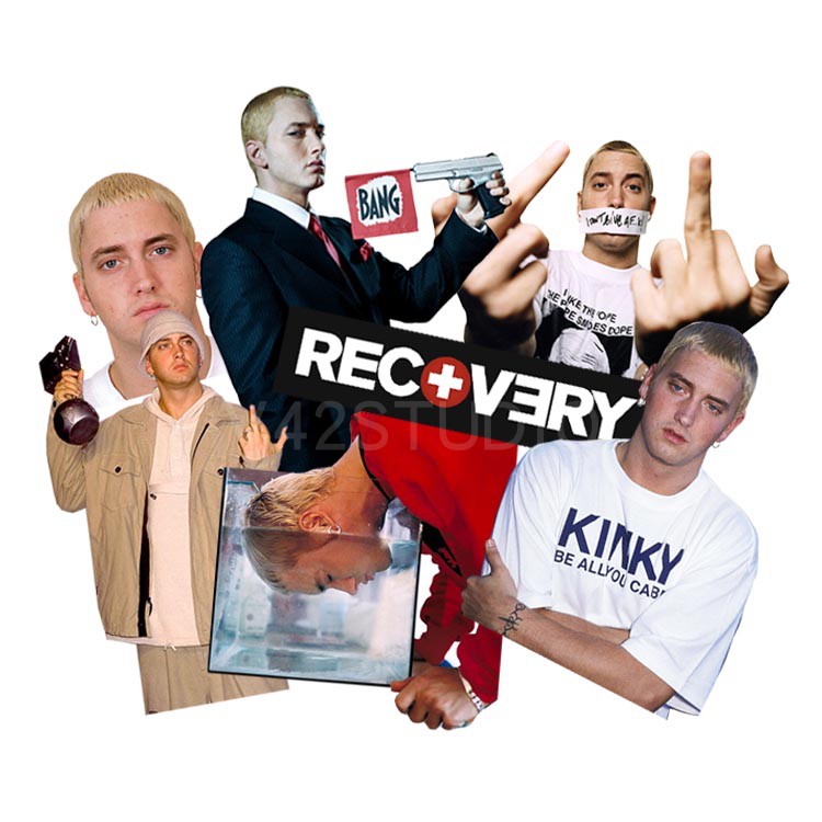 Eminem Sticker Rock Band Retro Waterproof Decorative Sticker Rock Phone Sticker 