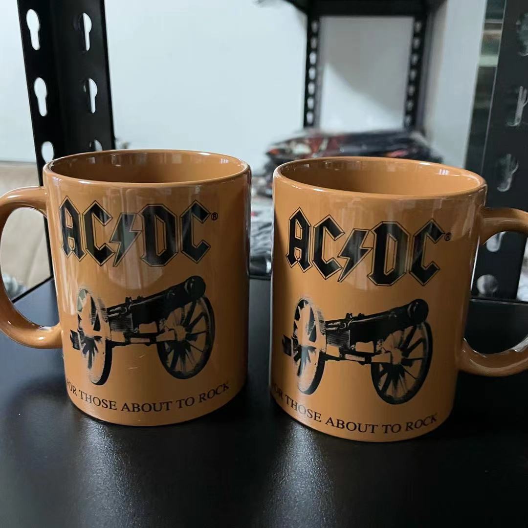 ACDC Retro Rock Band Peripheral Mugs Coffee Cup Collectible