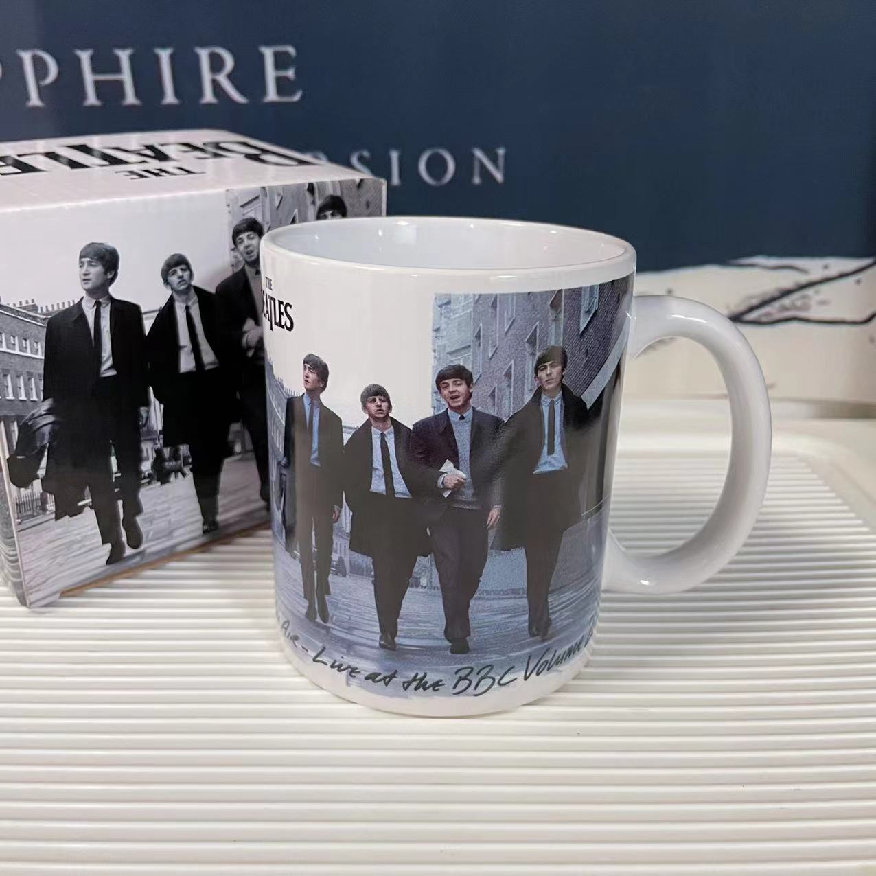 The Beatles Retro Rock Band Peripheral Mugs Coffee Cup Collectible