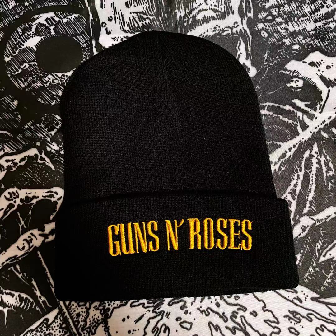 Guns N' Roses Band Peripherals Woolen Hat Knitted Hat Rock Heavy Metal Style