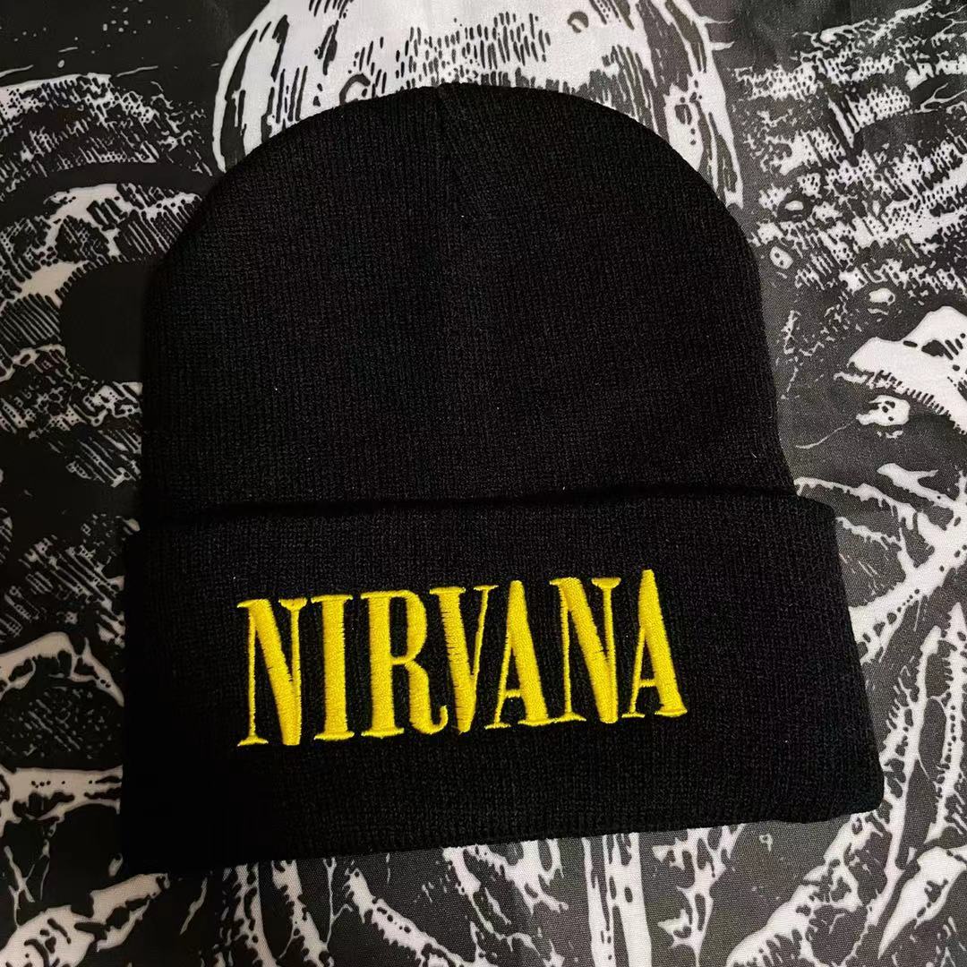 Nirvana Band Peripherals Woolen Hat Knitted Hat Rock Heavy Metal Style