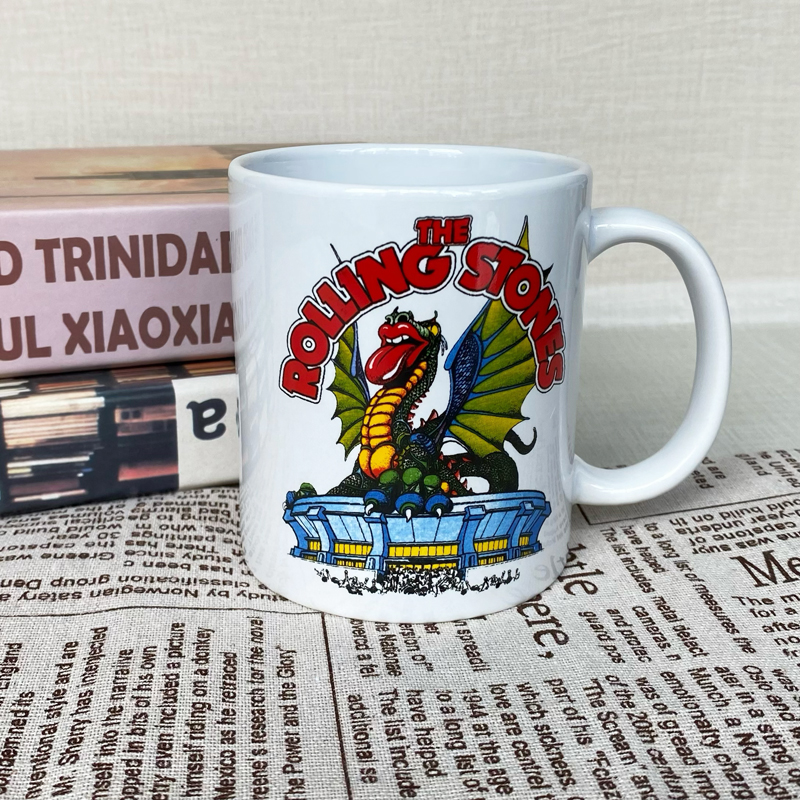 The Rolling Stones Rock Band Peripheral Mugs Band Coffee Cup Collectible