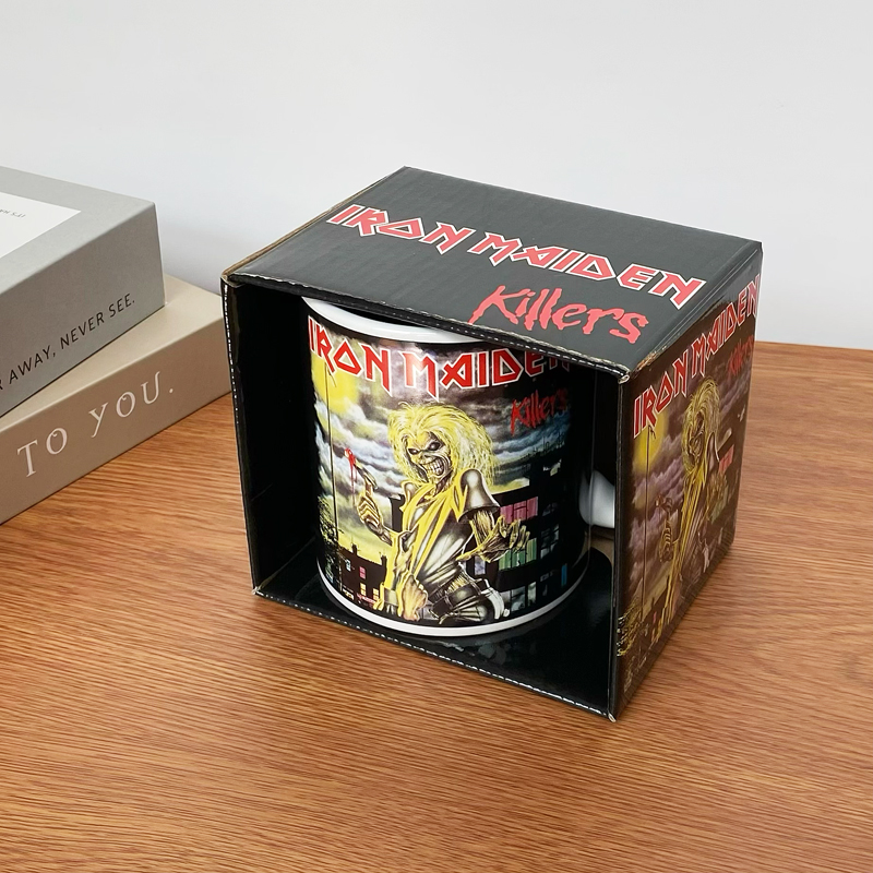Iron Maiden  Retro Rock Band Peripheral Mugs Coffee Cup Collectible