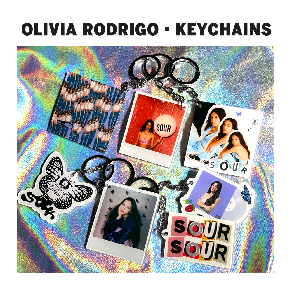 Olivia Rodrigo Album Mini Keychain Peripheral Accessories