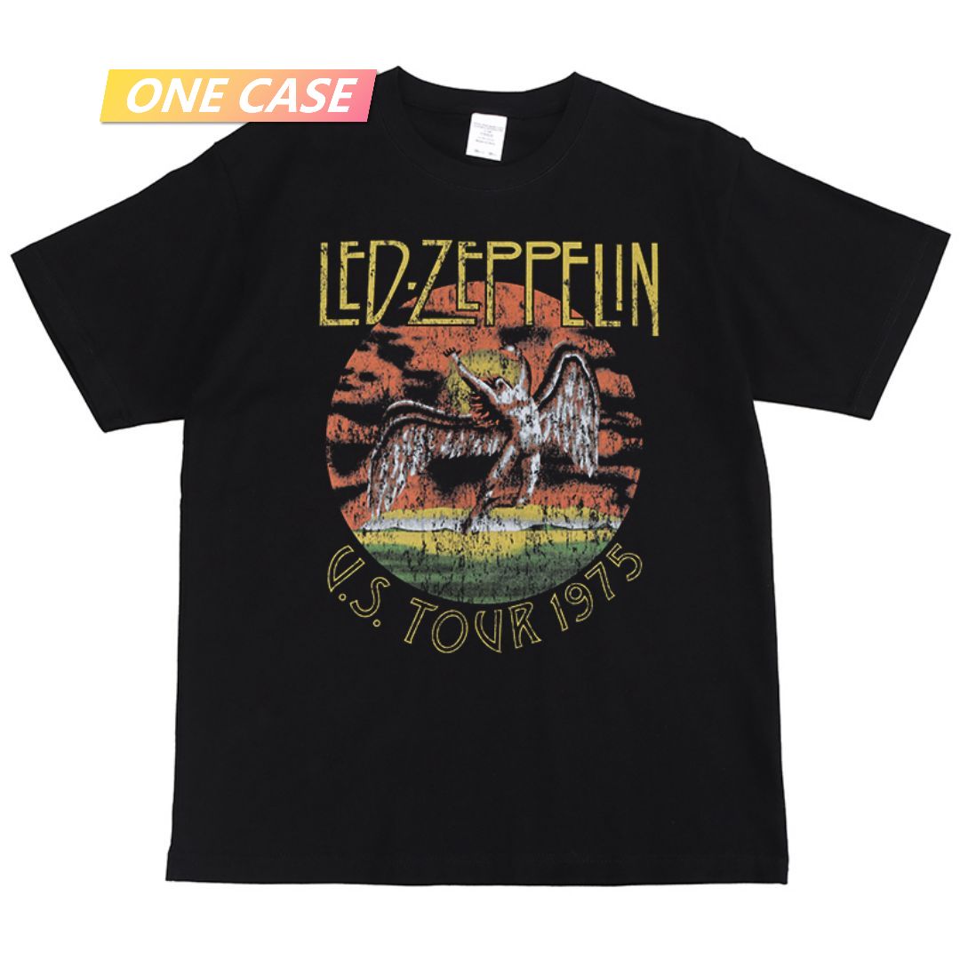 Led Zeppelin Rock Band  Peripheral Clothing Vintage Short-sleeved T-shirt-ONECASE.STUDIO
