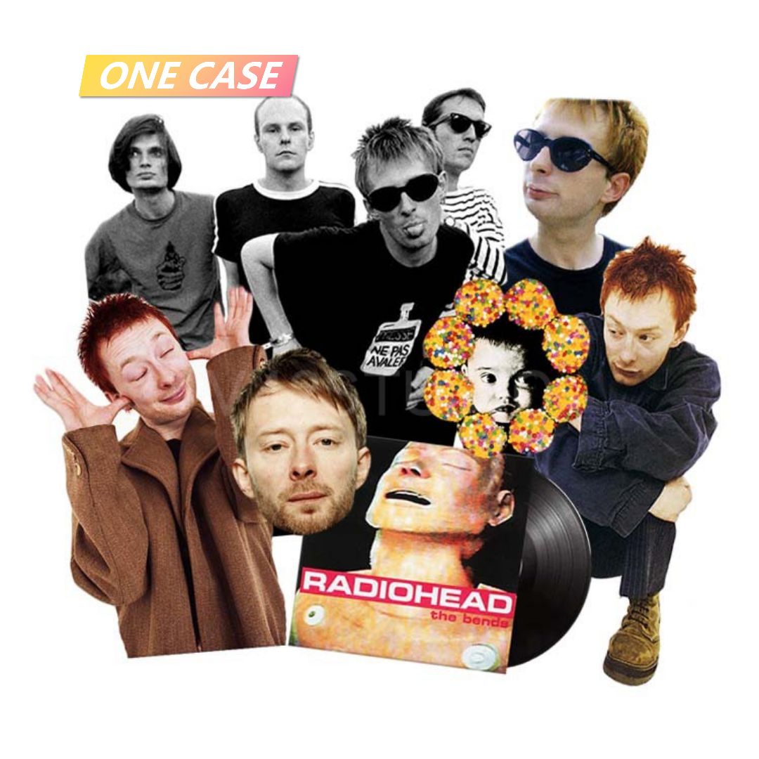 Radiohead Sticker Rock Band Waterproof Decorative Sticker Rock Phone Sticker -ONECASE.STUDIO