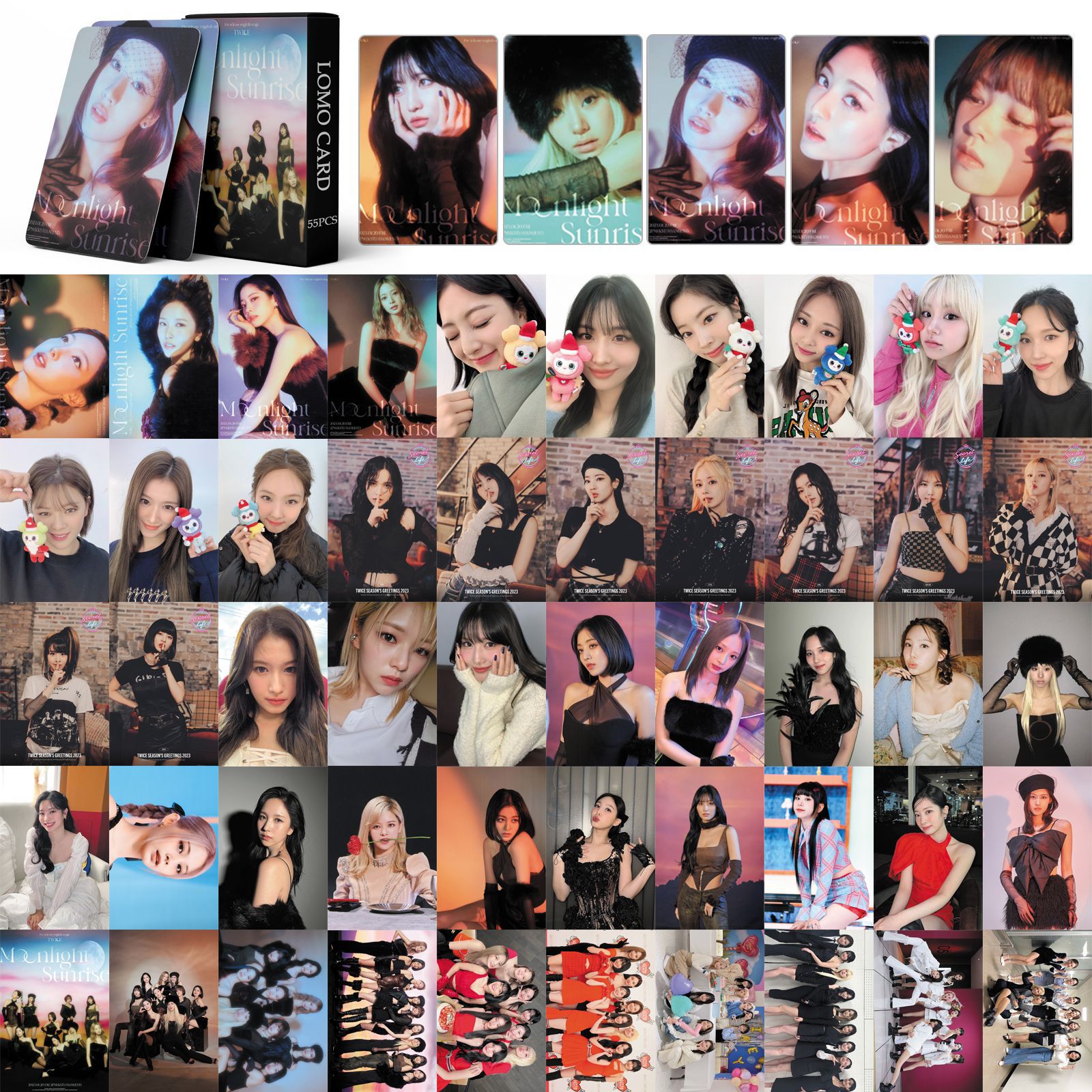 K-pop Twice Photo Card Back of Card Album Kpop Band