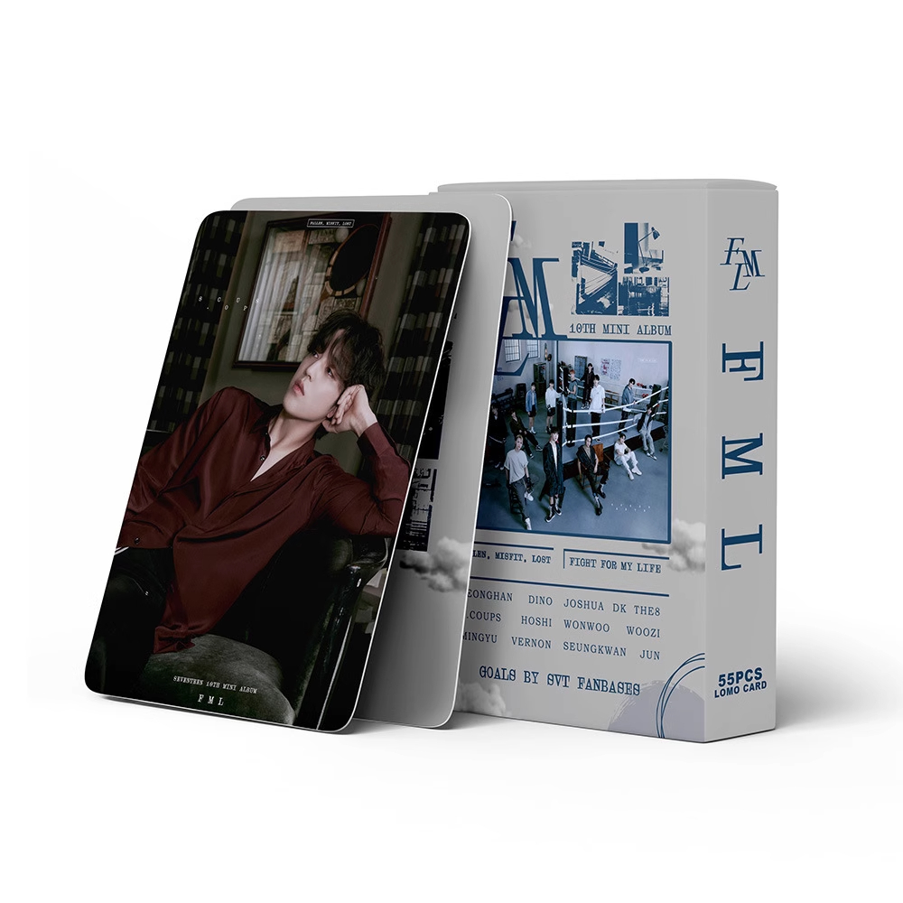 K-pop Seventeen Photo Card Back of Card Album Kpop Band