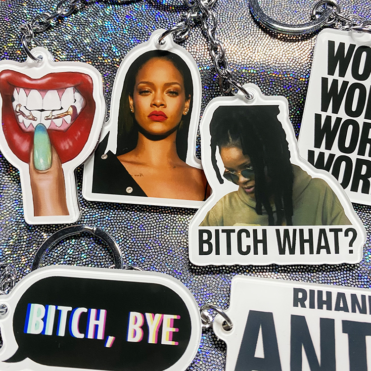 Rihanna Album Mini Keychain Peripheral Accessories