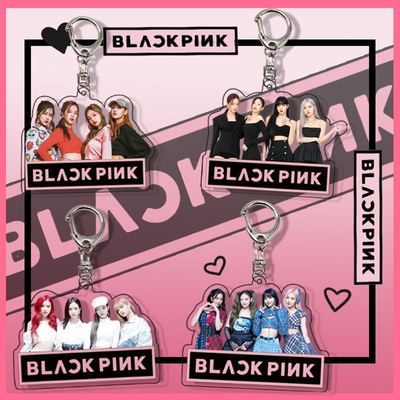 K-pop Band Black Pink Keychain Photoshoot Peripheral Kpop Band