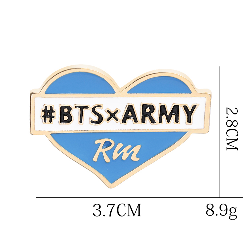 K-POP Band BTS Army Brooch Badge Pin kpop band