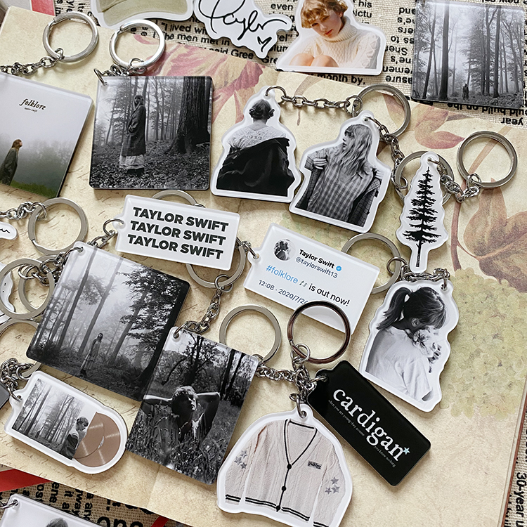 Tay*lor S wift  Album Keychain Photoshoot Peripheral Accessories