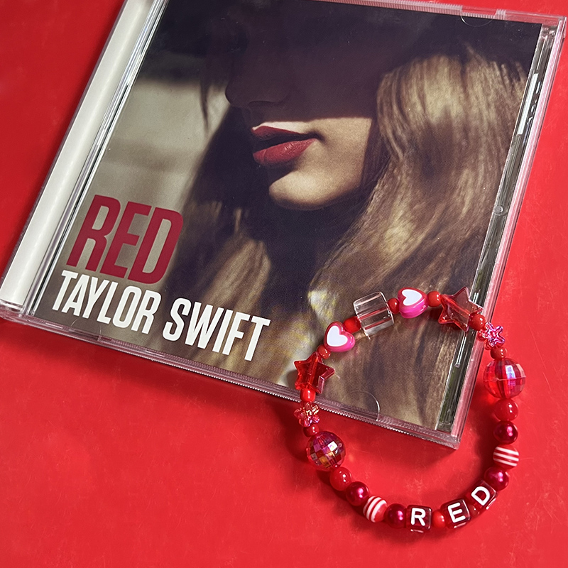 Taylor Swift Lover letter DIY Heart Bracelet Colorful For Gifts