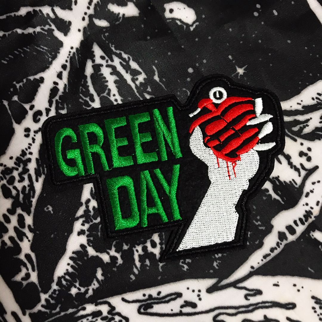 Green Day Peripherals Back Label Cloth Label Patch Metal Rock