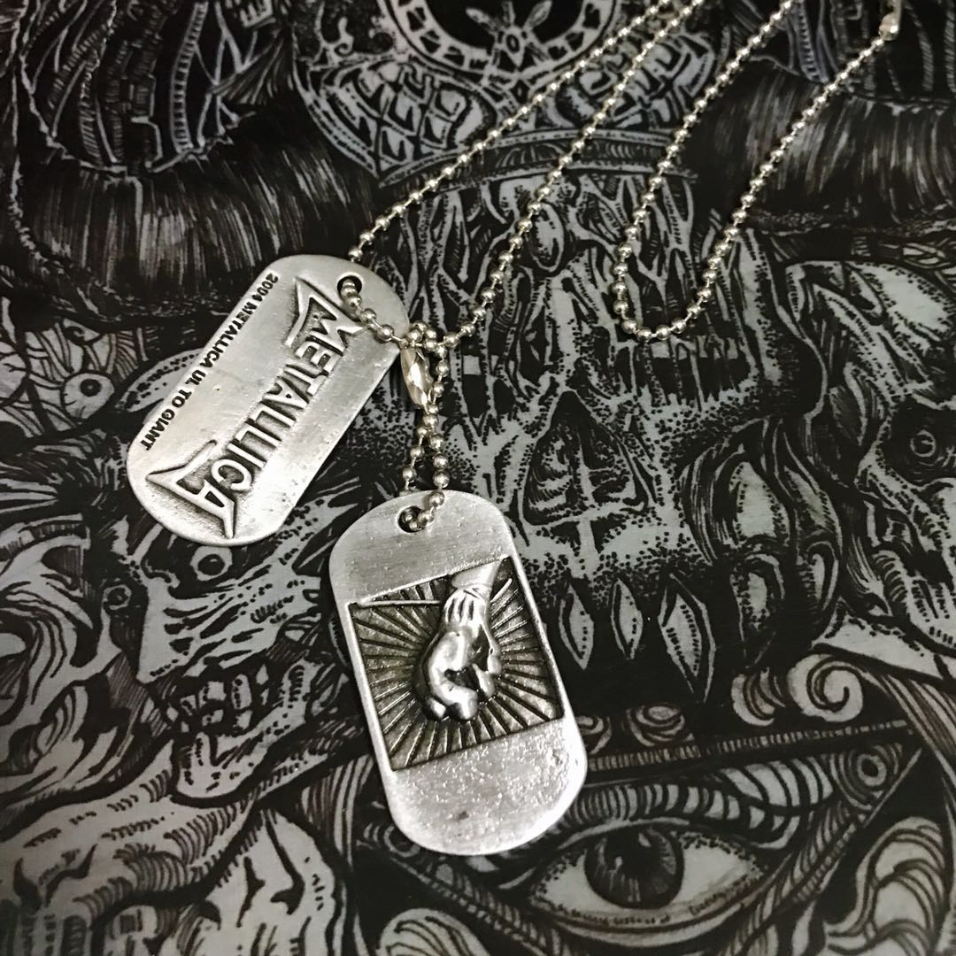 Metallica Necklace Peripheral Heavy Metal Punk Hard Rock Classic logo