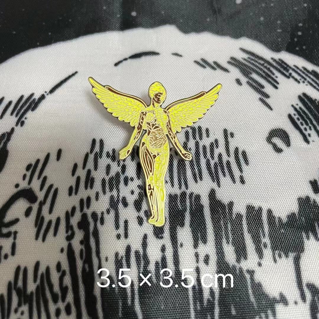 Nirvana Band Rock Musician Retro Brooch Rock Badge Pin