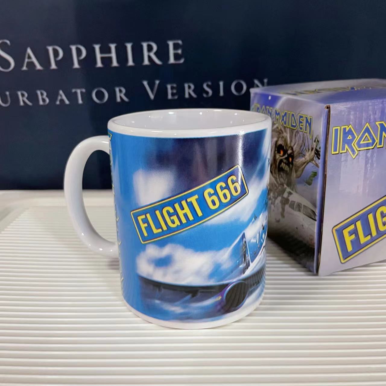 Iron Maiden  Retro Rock Band Peripheral Mugs Coffee Cup Collectible