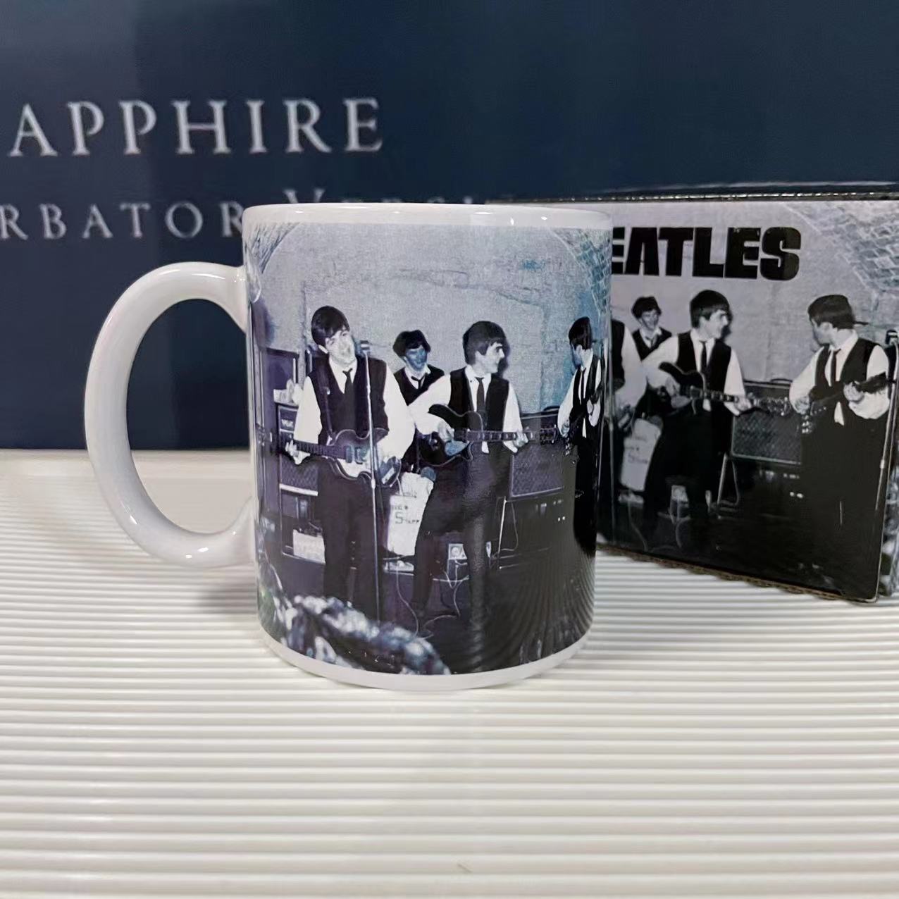 The Beatles Retro Rock Band Peripheral Mugs Coffee Cup Collectible