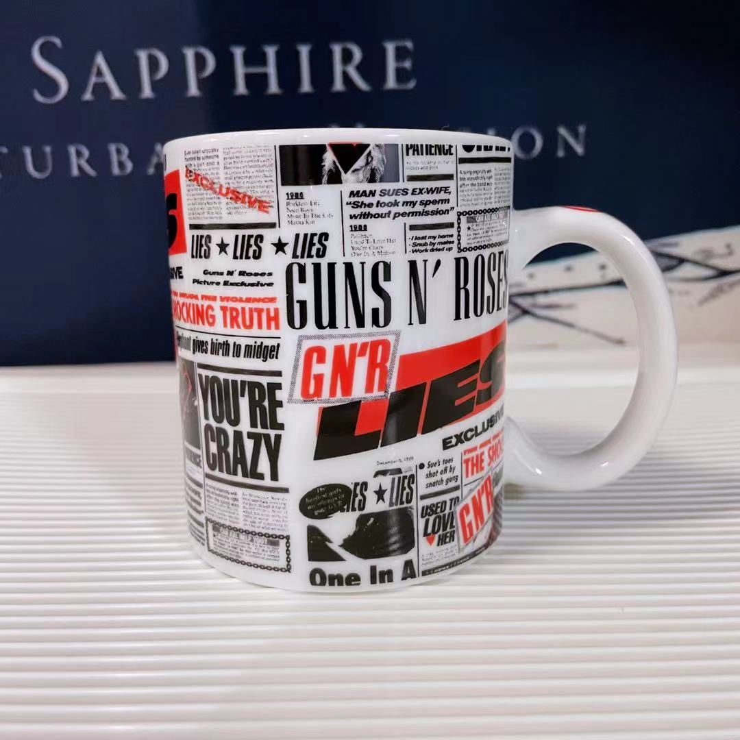 Guns N' Roses Rock Band Peripheral Mugs Band Coffee Cup Collectible