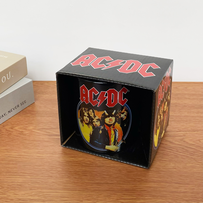 ACDC Retro Rock Band Peripheral Mugs Coffee Cup Collectible