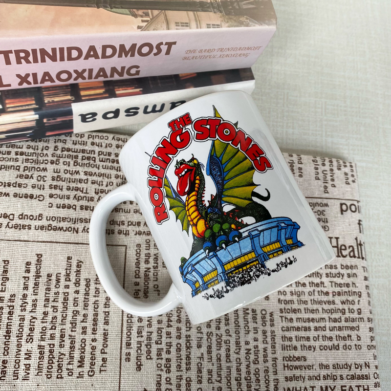 The Rolling Stones Rock Band Peripheral Mugs Band Coffee Cup Collectible