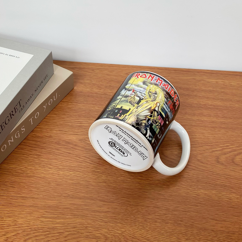 Iron Maiden  Retro Rock Band Peripheral Mugs Coffee Cup Collectible