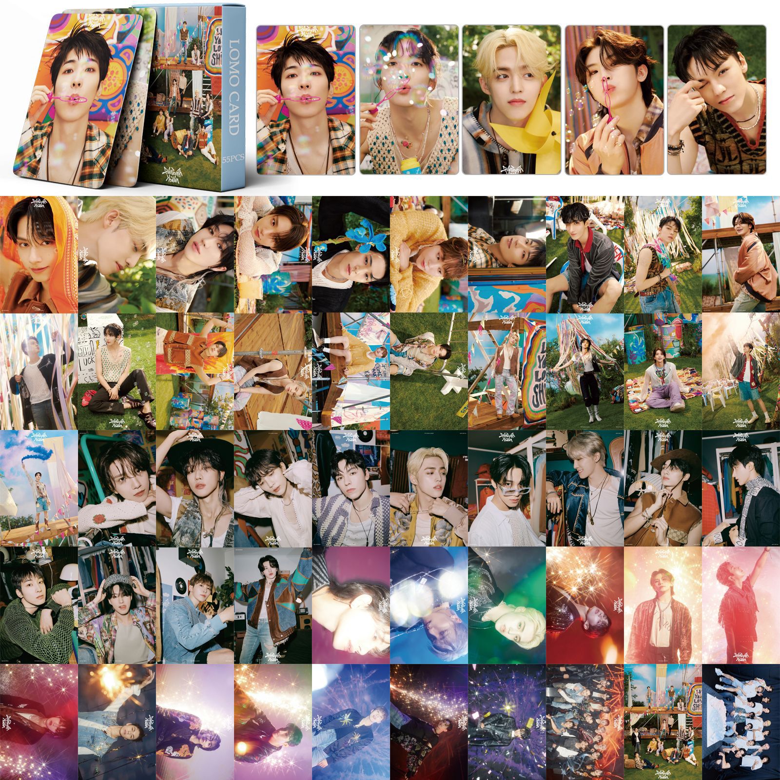 K-pop Seventeen Photo Card Back of Card Album Kpop Band