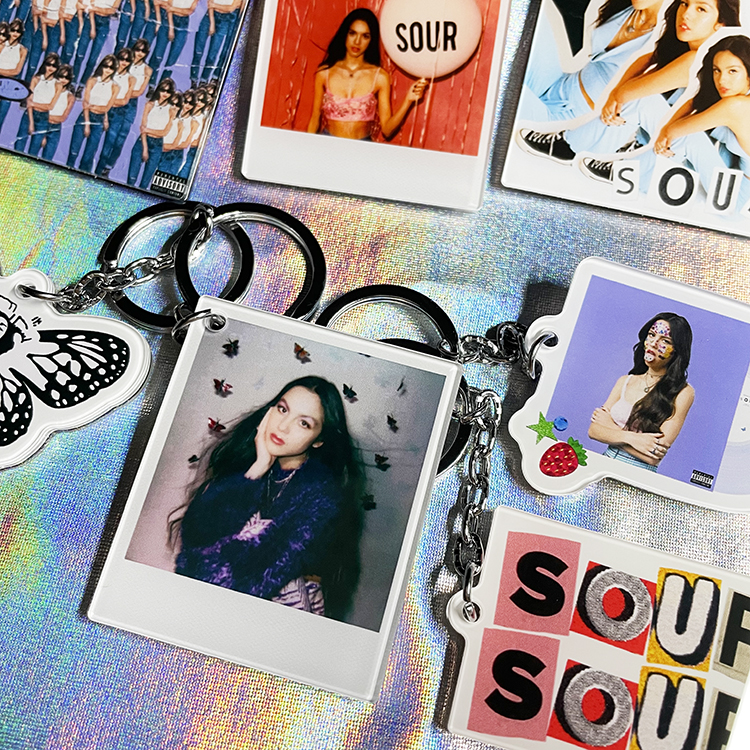 Olivia Rodrigo Album Mini Keychain Peripheral Accessories