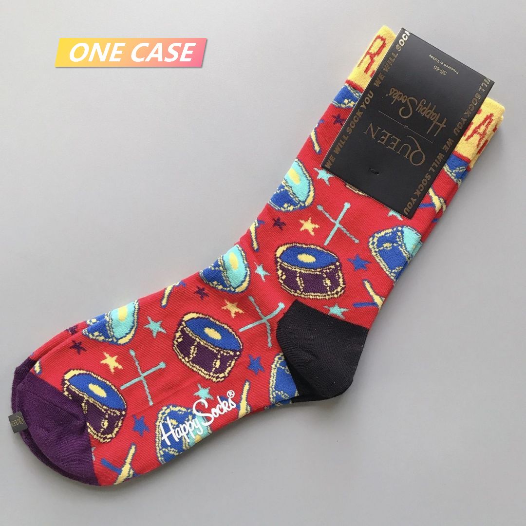 Queen Band Socks Joint Guitar Red Drum Cartoon Cute Socks-ONECASE.STUDIO