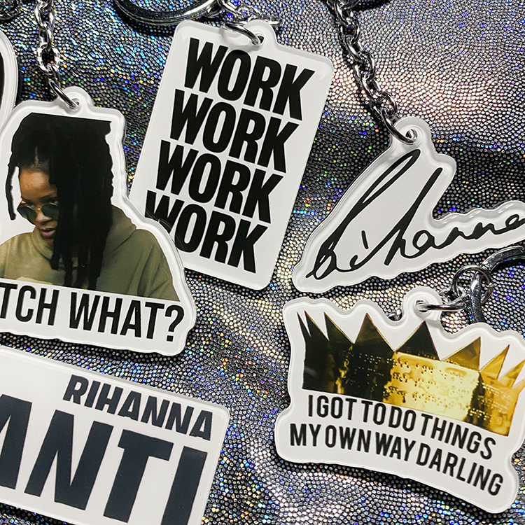 Rihanna Album Mini Keychain Peripheral Accessories