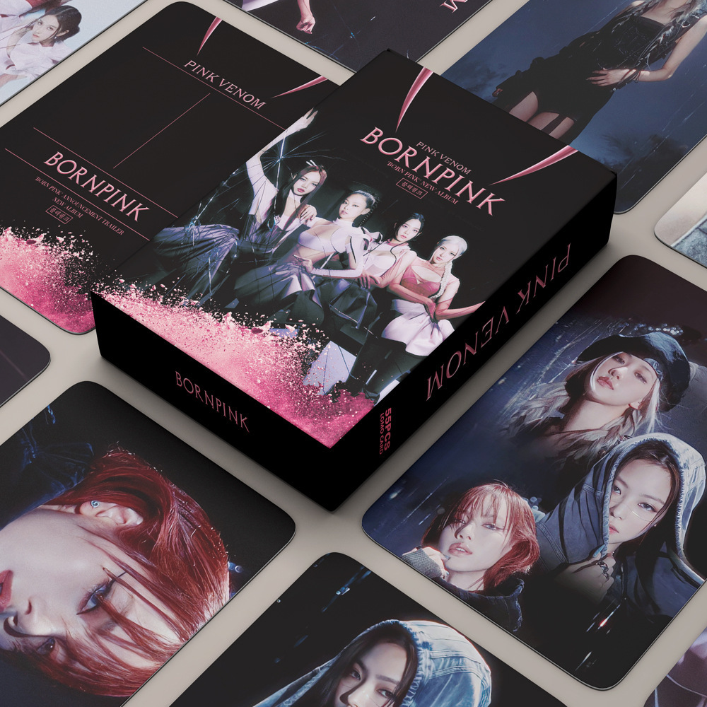 K-pop Black Pink Photo Card Back of Card Album Kpop Band Born Pink