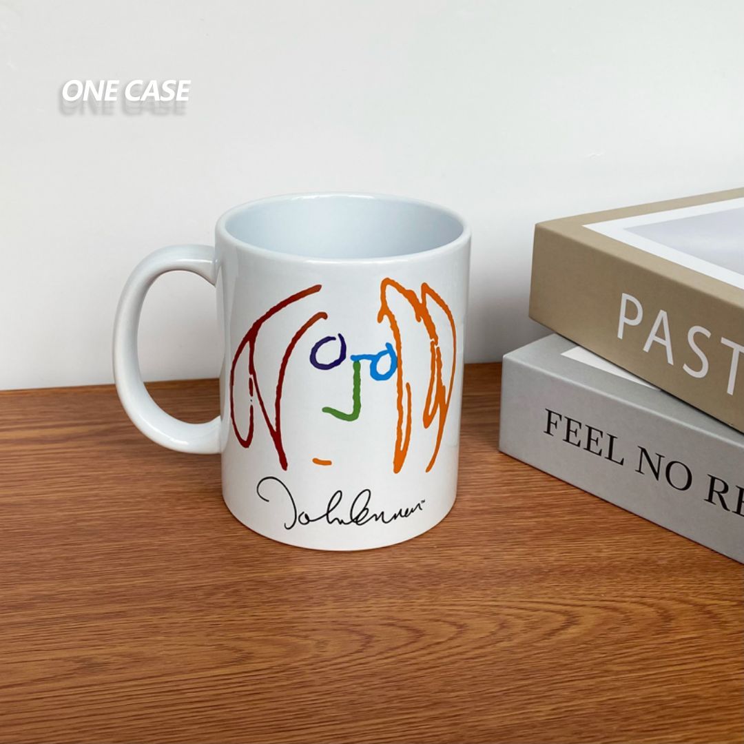 The Beatles Retro Rock Band Peripheral Mugs Coffee Cup Collectible-ONECASE.STUDIO