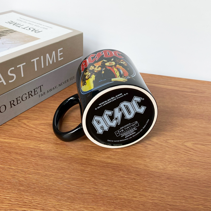 ACDC Retro Rock Band Peripheral Mugs Coffee Cup Collectible