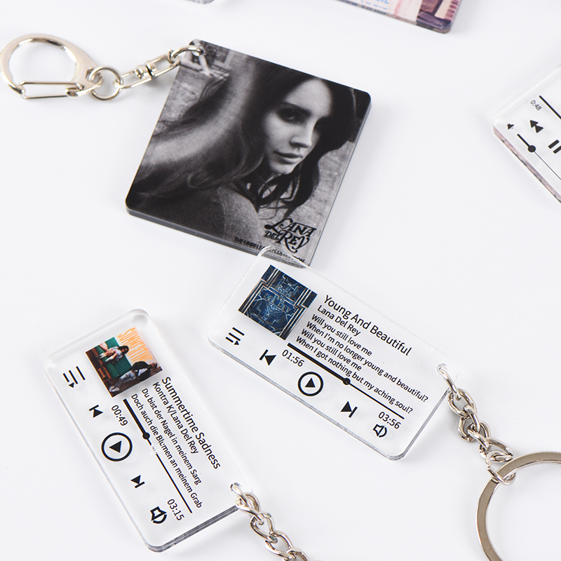 Lana Del Rey  Album Keychain Photoshoot Picture Lyrics Customization