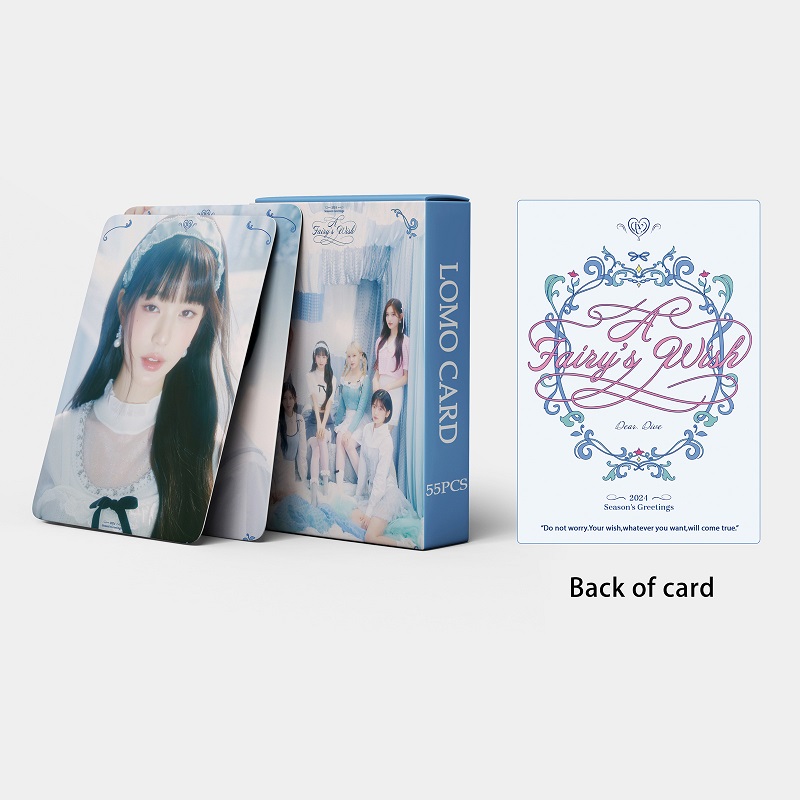 K-pop IVE Photo Card Back of Card Album Kpop Band